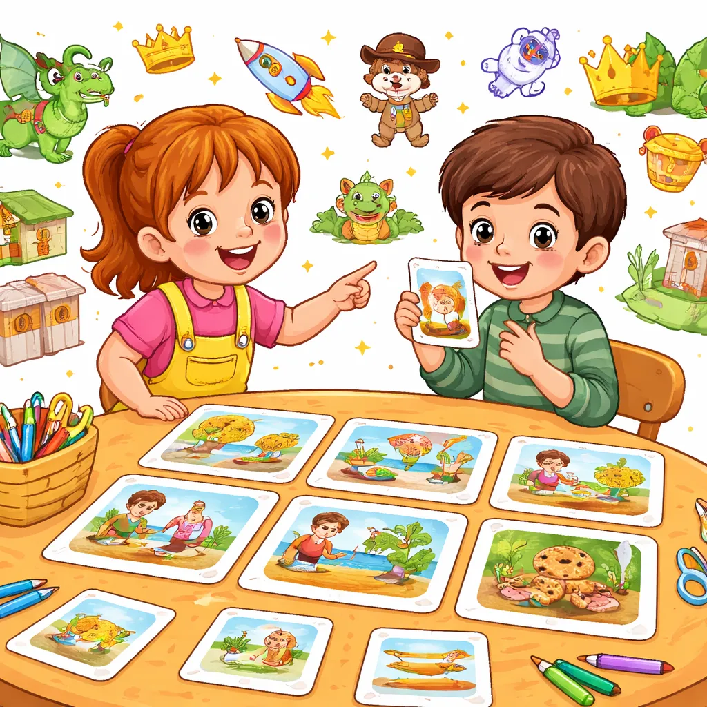 What Happens Next? Tell Stories with Printable Sequencing Cards for Stories!