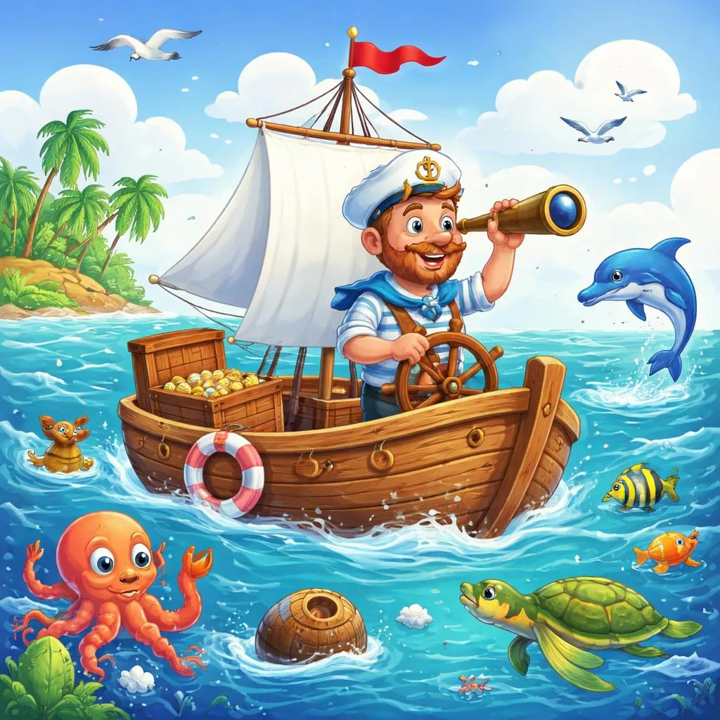 ¿Qué pasa cuando un marinero fue al mar, mar, mar?