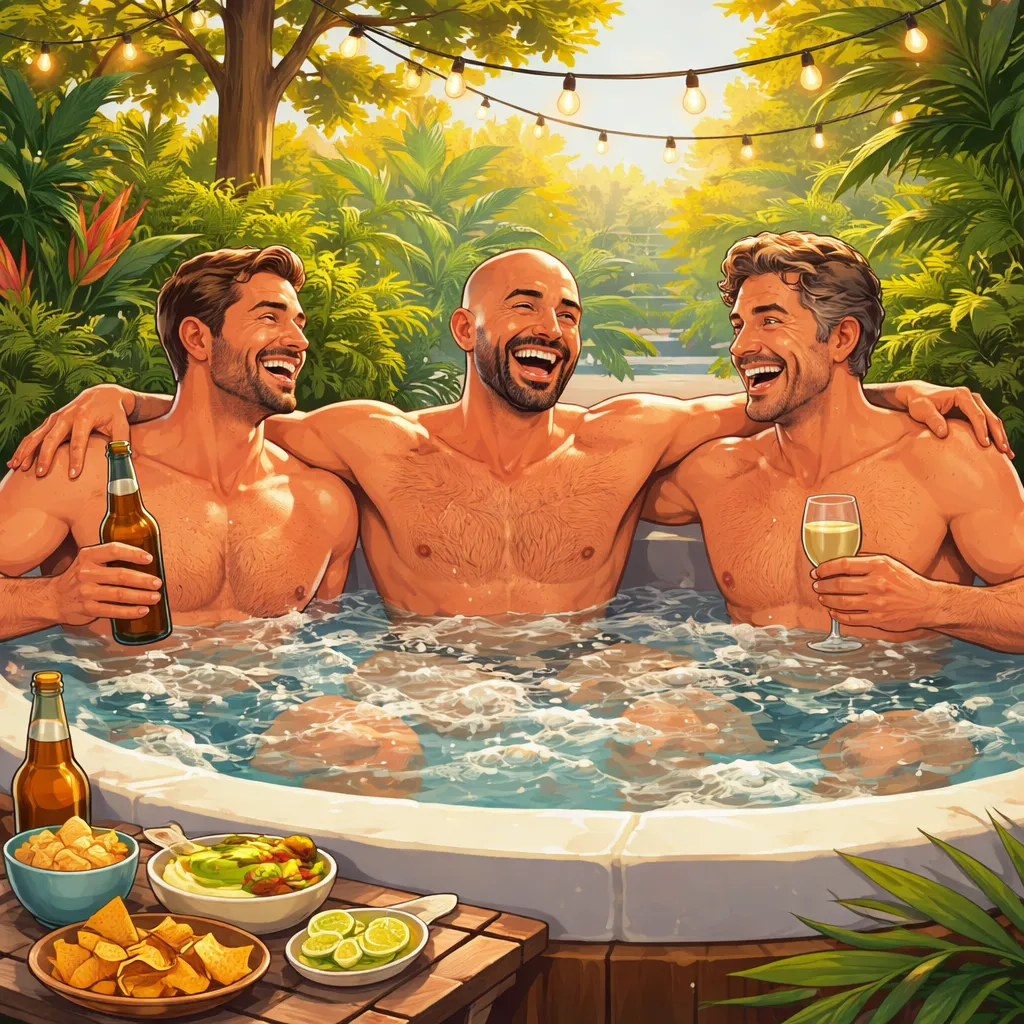What Happens When Three Men Go to a Tub?