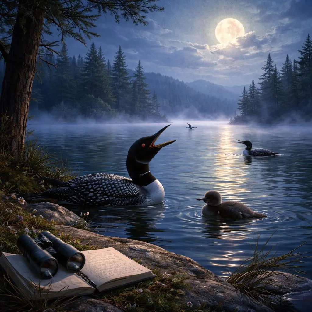 Welche geheimnisvollen Rufe enthüllt das Lernen über den Eistaucher an den nordischen Seen?