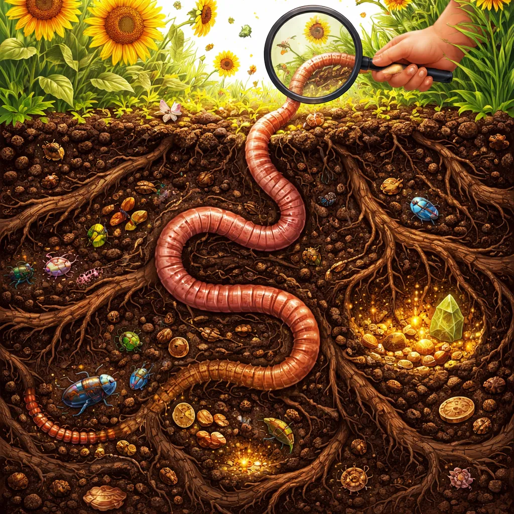 Какие скрытые сокровища раскрывает изучение дождевого червя в почве?