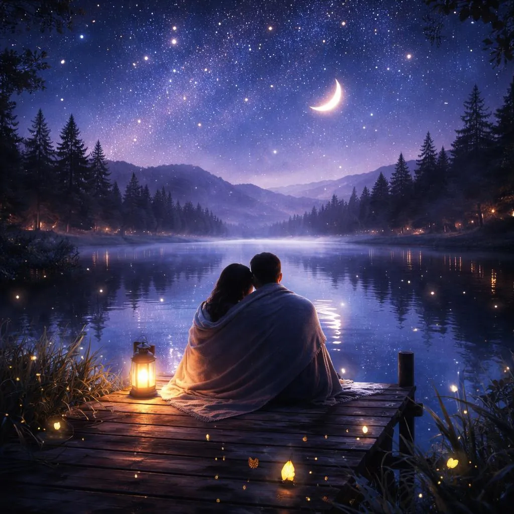 What if the Perfect Short Adult Bedtime Stories Were Just a Breath and a Starlit Lake Away?