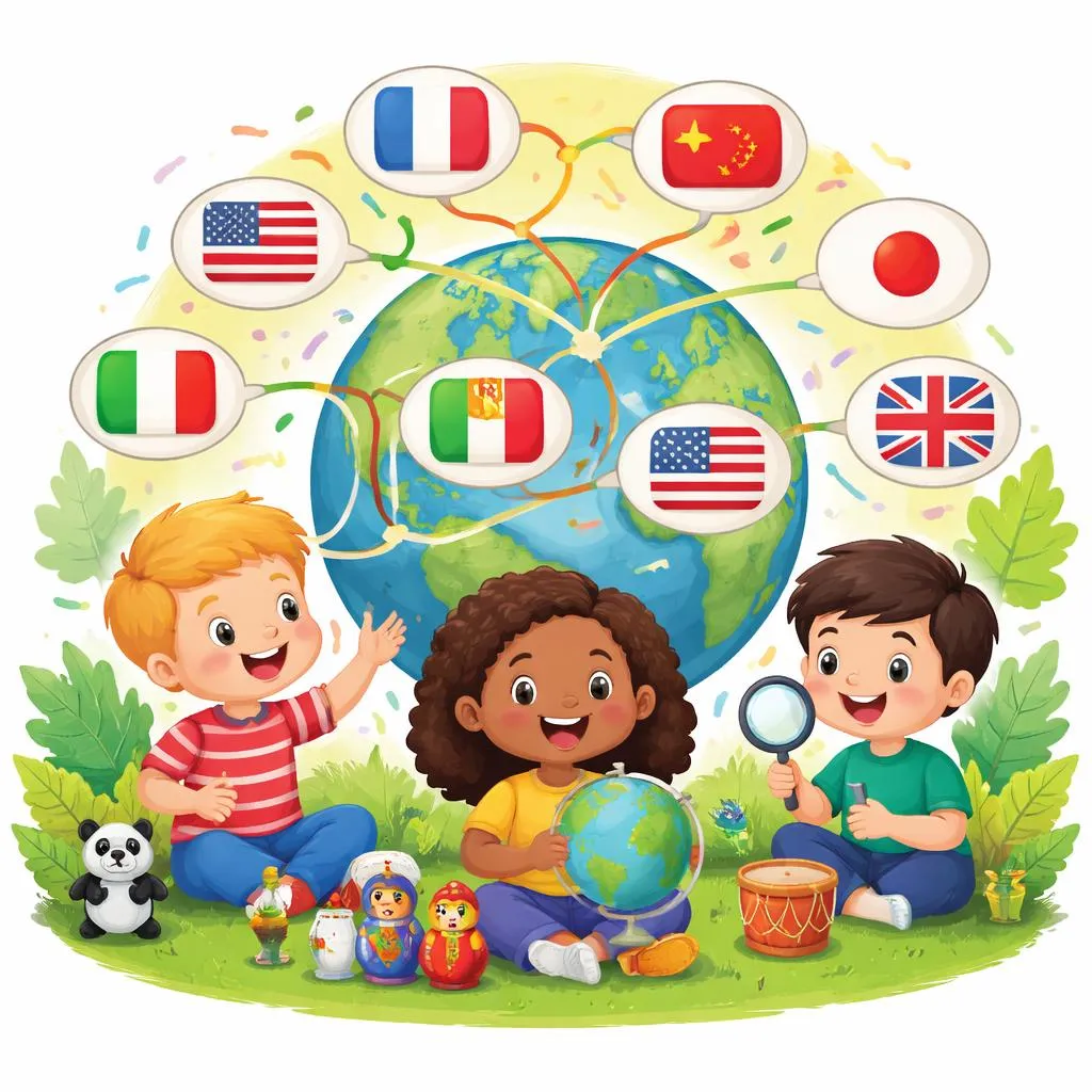 Was ist eine einfache Definition von Sprachfamilien für Kinder, die Sprachen lernen?