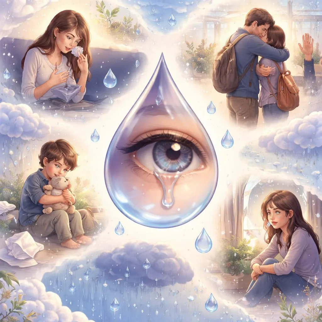 What Is a Tear, When Do You Get Teary, Why Are You Tearing Up, and How Do You Feel Tearful or Tearfully Say Goodbye?