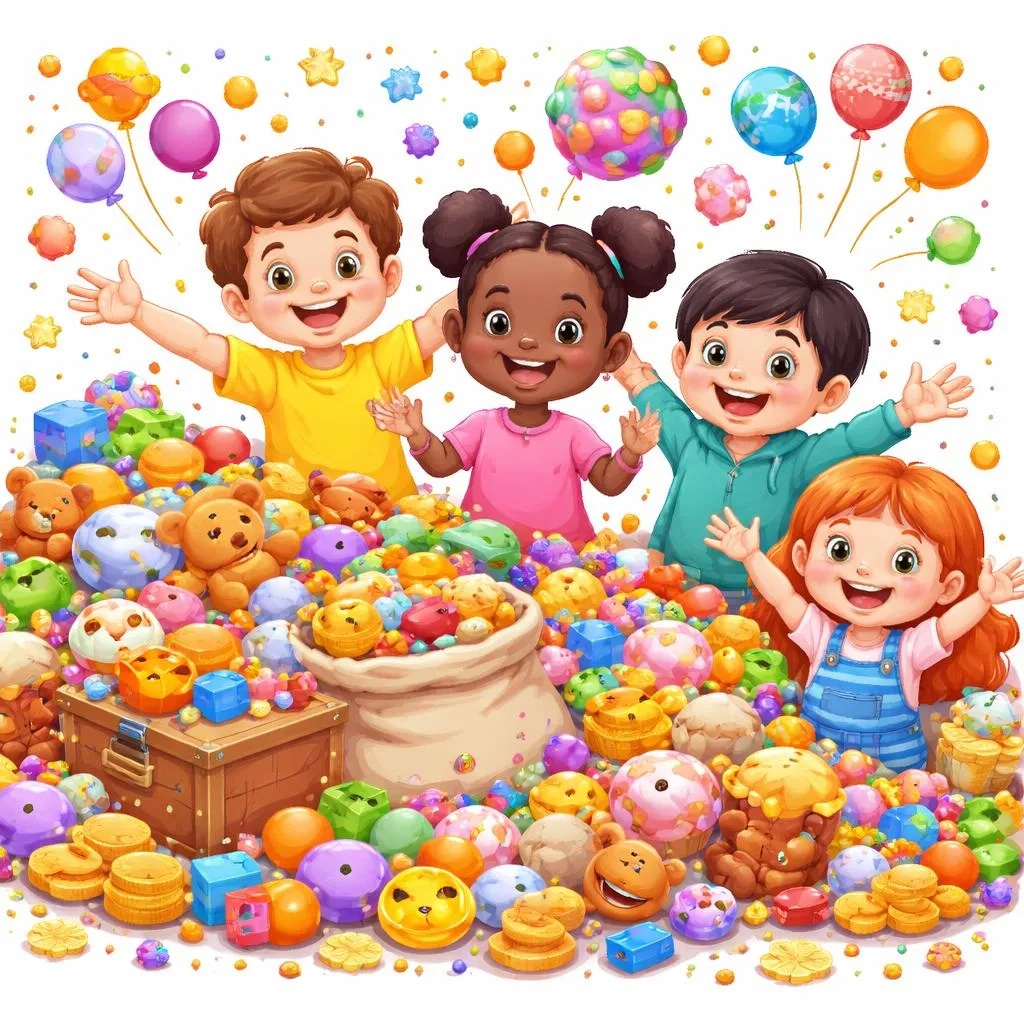 Was ist ein anderes Wort für 'viele', das Kinder im Alltag verwenden können?