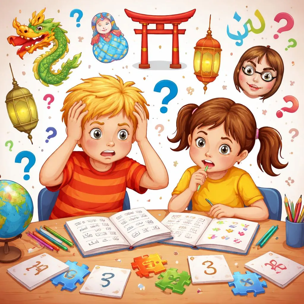 Was ist die schwierigste Sprache für englischsprachige Kinder?