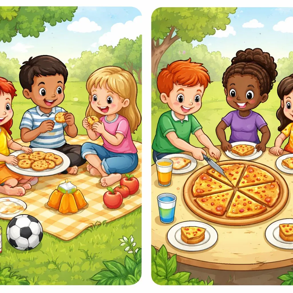 What is the Actual Difference Between Share and Divide for Children?