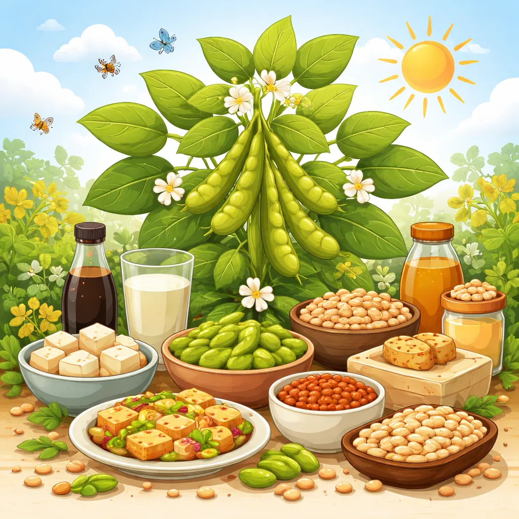 Apa Itu Kacang yang Menghasilkan Seratus Makanan? Mari Belajar tentang Tanaman Kedelai!