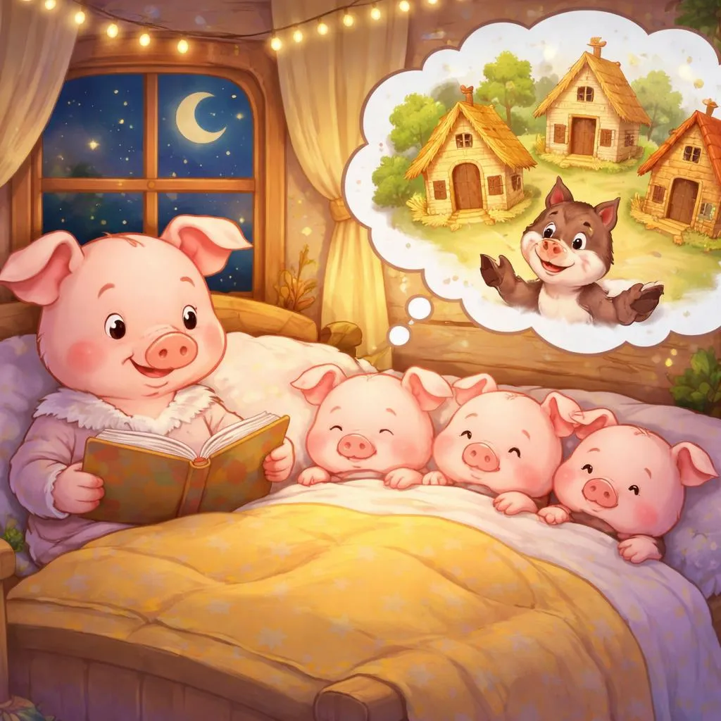 什么是给孩子讲的最好的、最和平的《三只小猪》睡前故事？