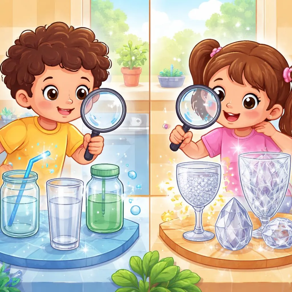 What Is the Clear and Sparkly Difference Between Glass and Crystal for Kids?