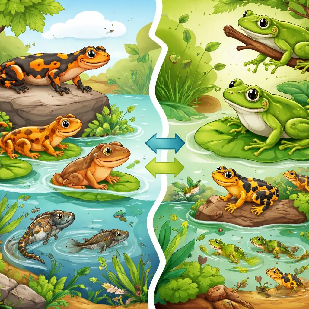 Apa Perbedaan Antara Amfibi dan Katak untuk Pelajar Muda?