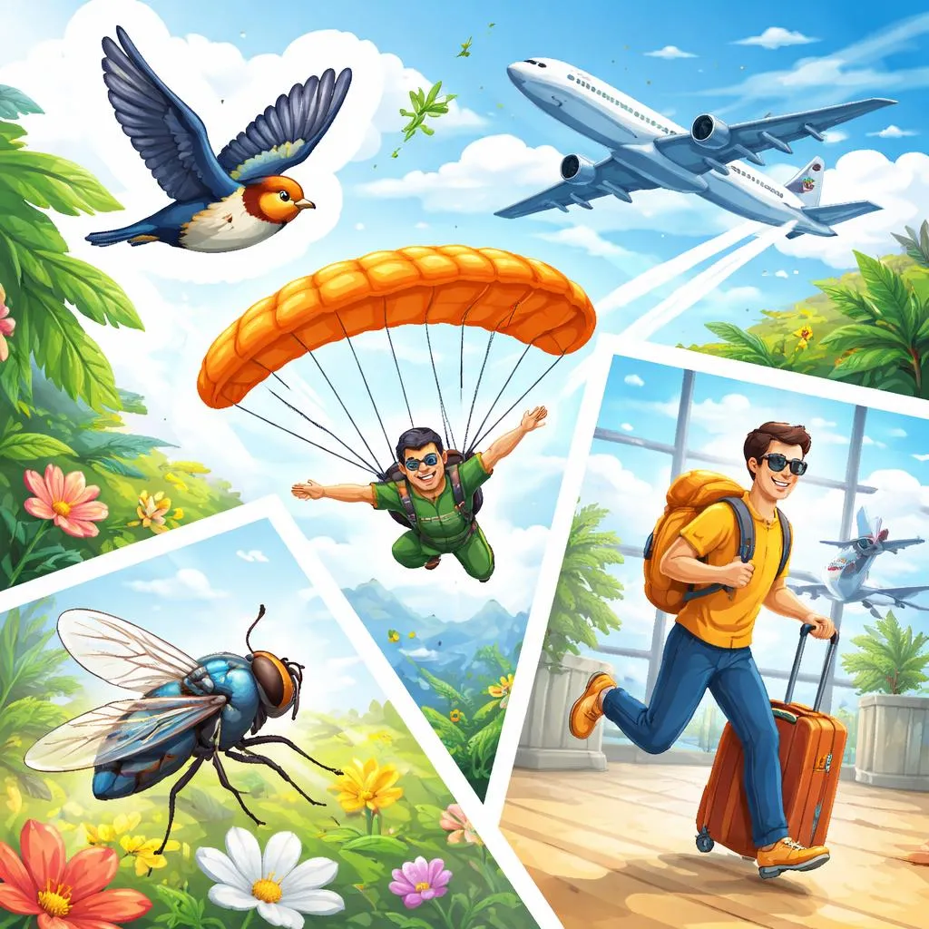 What Is the Difference Between Fly, Flight, Flier, and Flying?