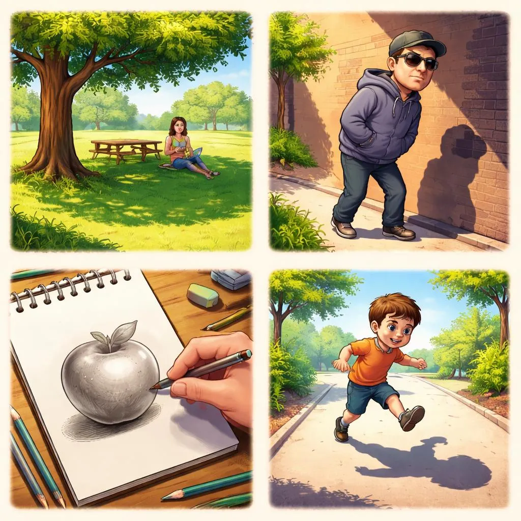 What Is the Difference Between Shade, Shady, Shading, and Shadow?