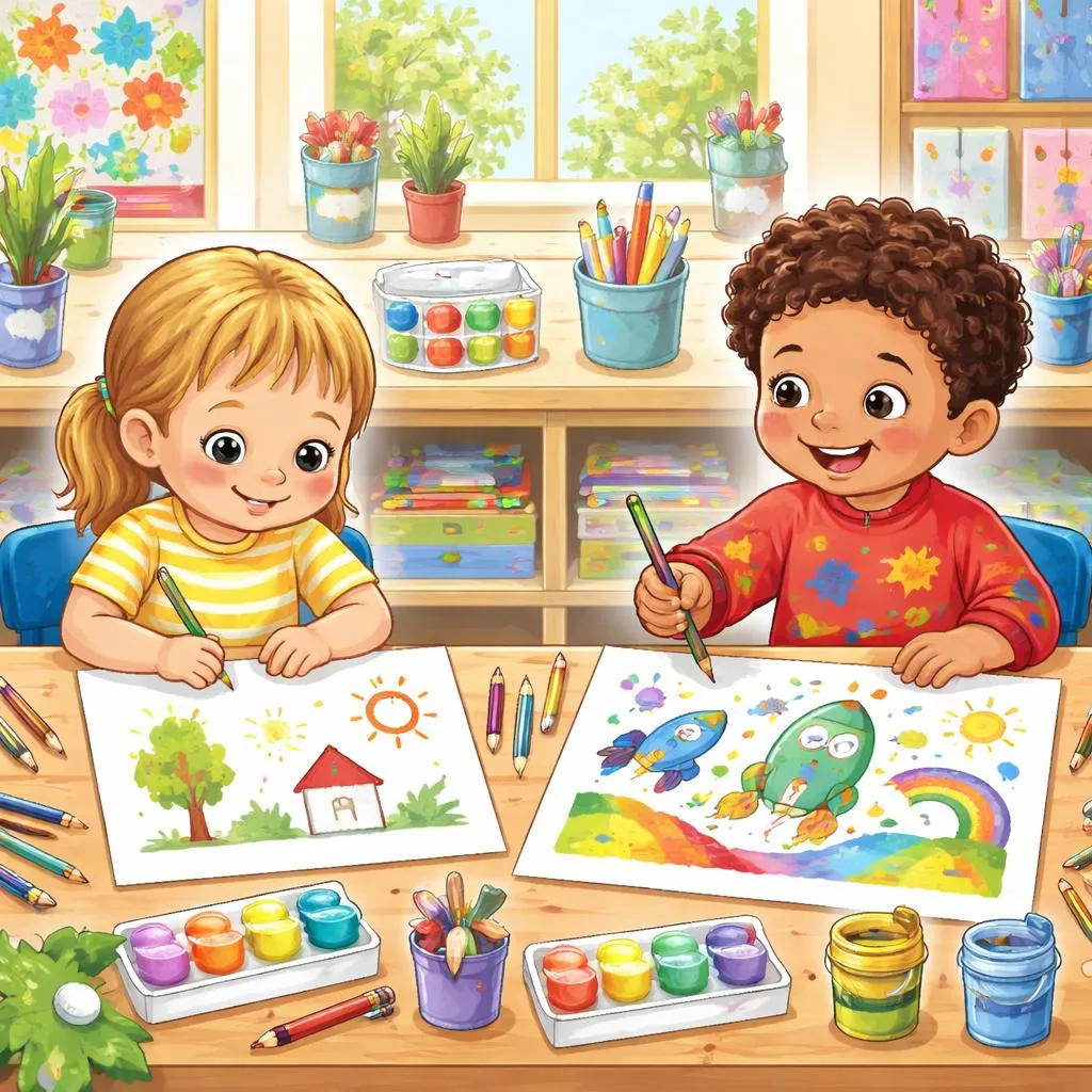 Apa Perbedaan Antara Menyuruh Anak untuk “Menggambar Sebuah Gambar” atau “Membuat Sebuah Gambar” untuk Pelajaran Seni?