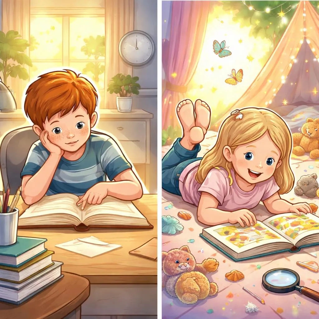 ¿Cuál es la diferencia entre decirle a un niño “Lee un libro” o simplemente “Mira un libro” por diversión?