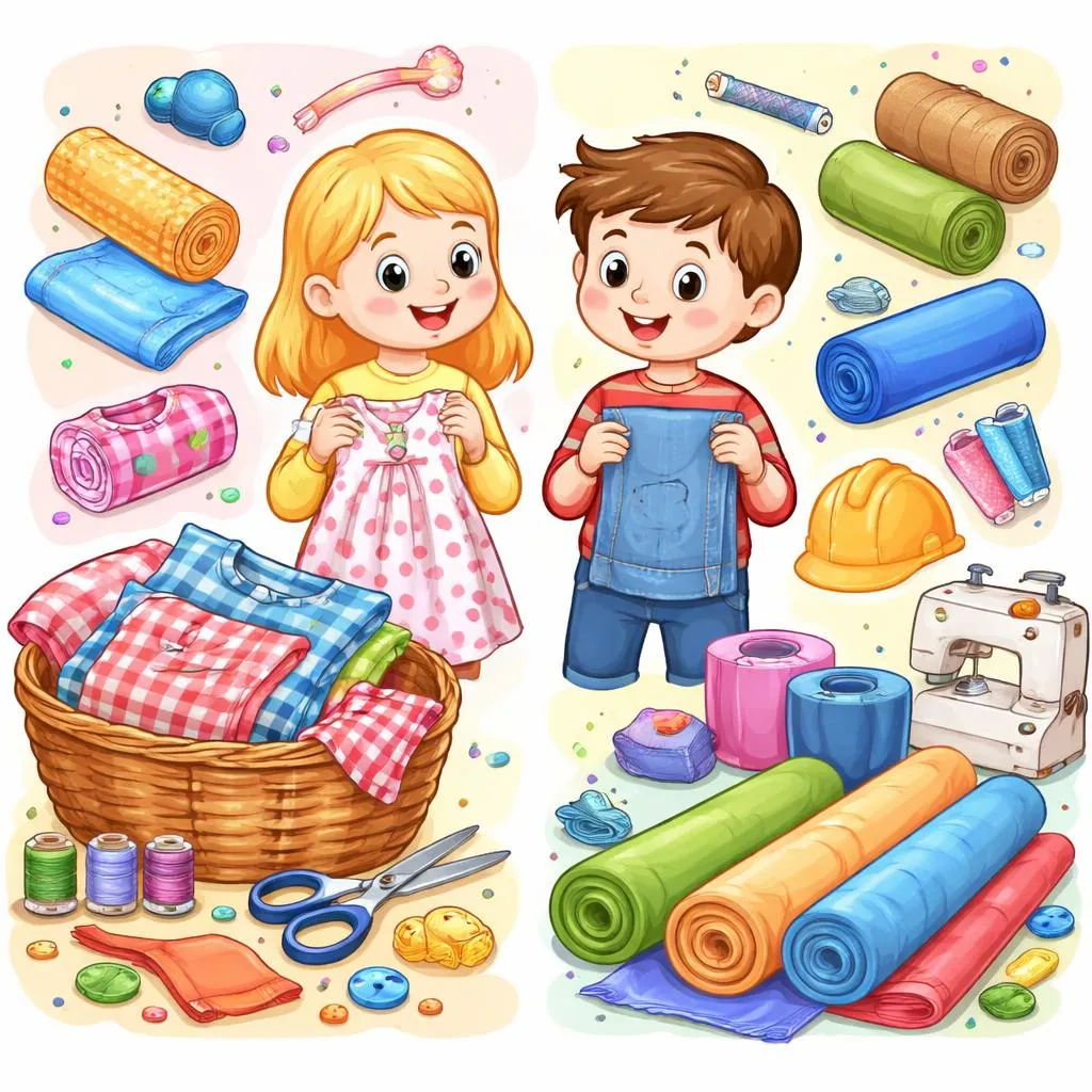 What Is the Everyday Cloth and Industry Material Difference Between Fabric and Textile for Kids?