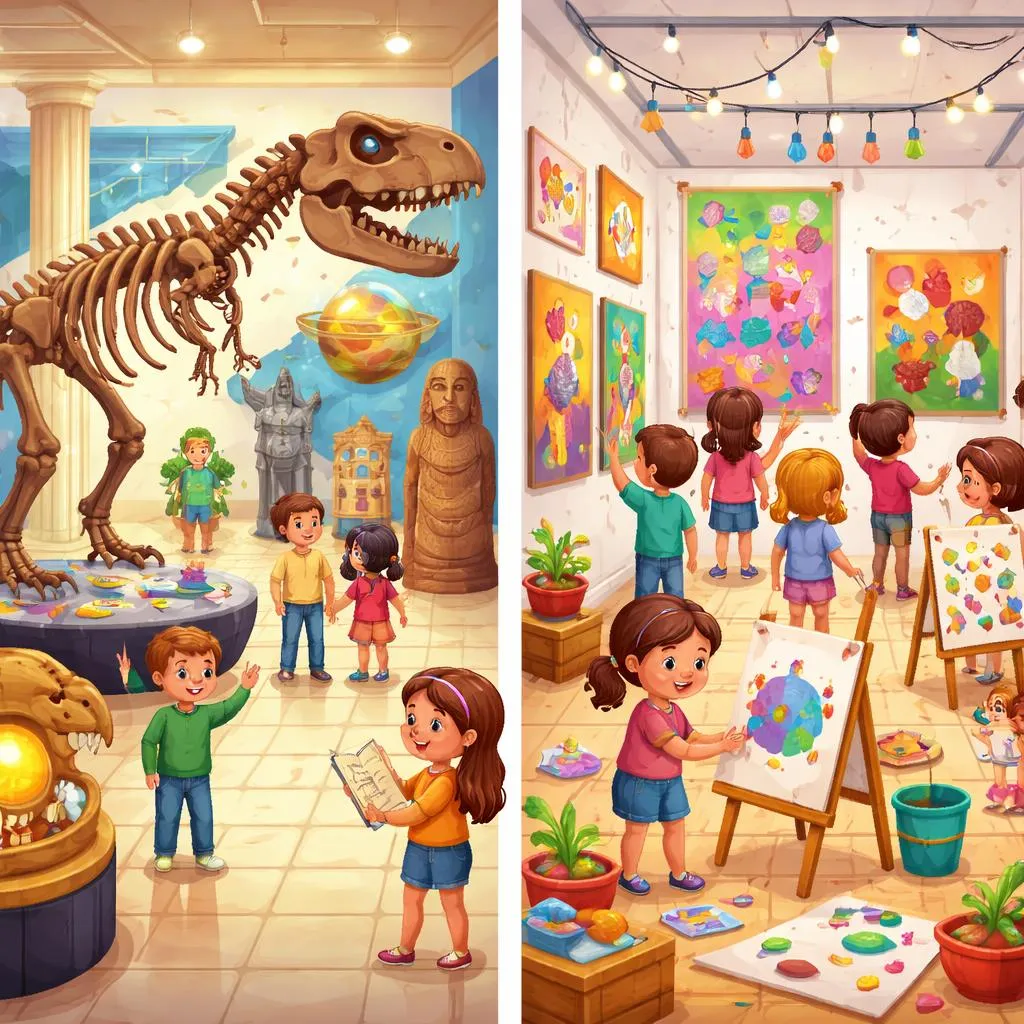 What Is the Fun and Artful Difference Between a Museum and a Gallery for Kids?