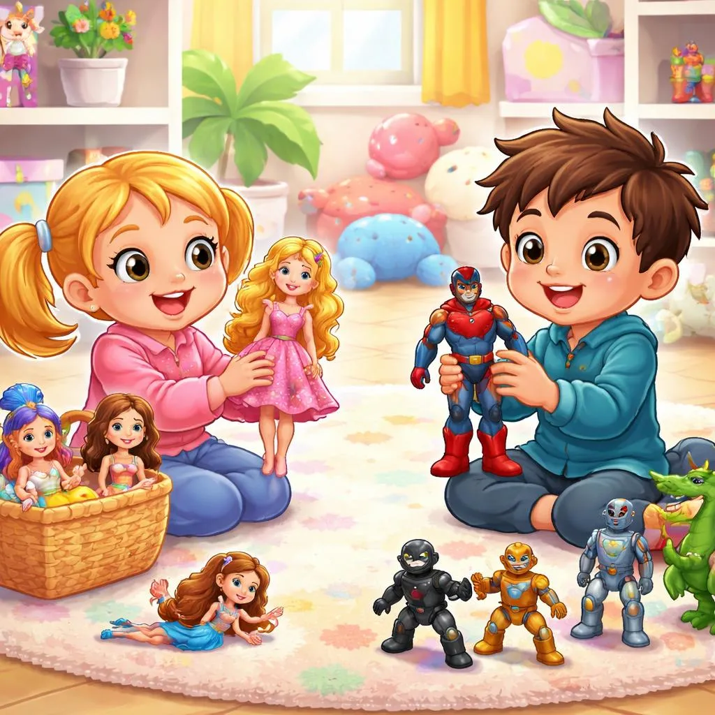 Apa Perbedaan yang Menyenangkan dan Bermain antara Boneka dan Figur untuk Anak-anak?