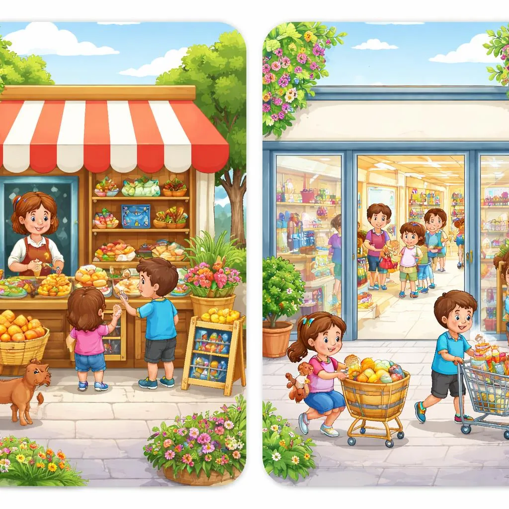 What Is the Fun and Simple Difference Between a Shop and a Store for Kids to Learn?