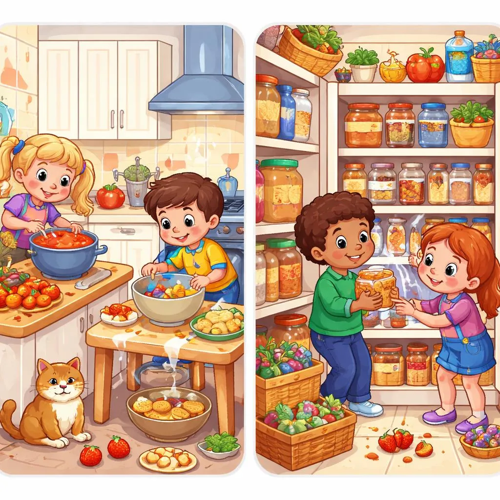 What Is the Fun and Tasty Difference Between a Kitchen and a Pantry for Kids?