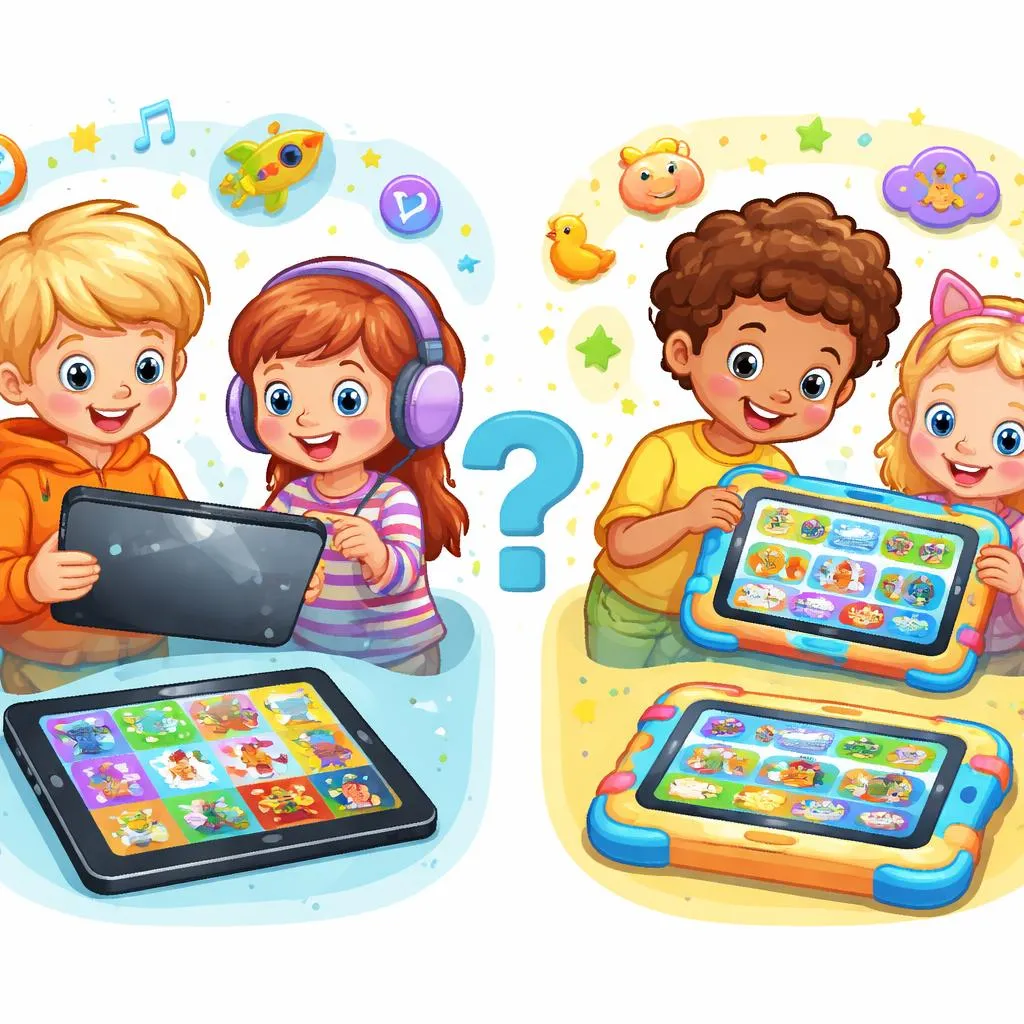 Was ist der Unterschied zwischen Tablet und Pad für Kinder?
