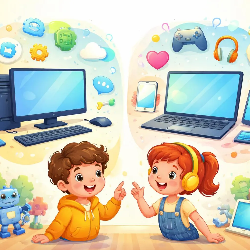 Was ist der Unterschied zwischen einem Computer und einem PC für Kinder?