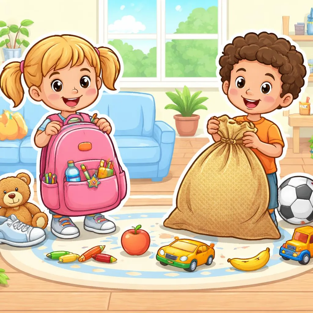 What Is the Handy and Rough Difference Between a Bag and a Sack for Kids?