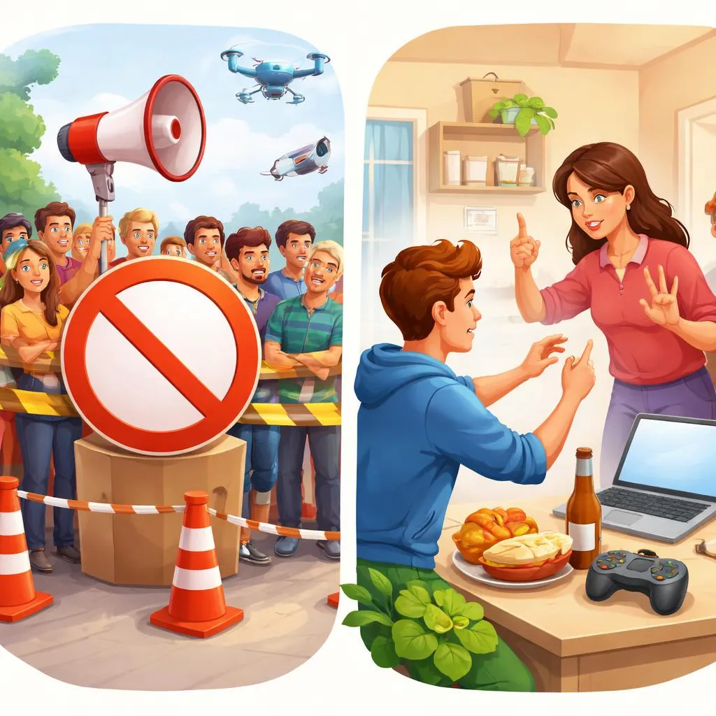 What is the Key Difference Between a Public Ban and a Personal Forbid?