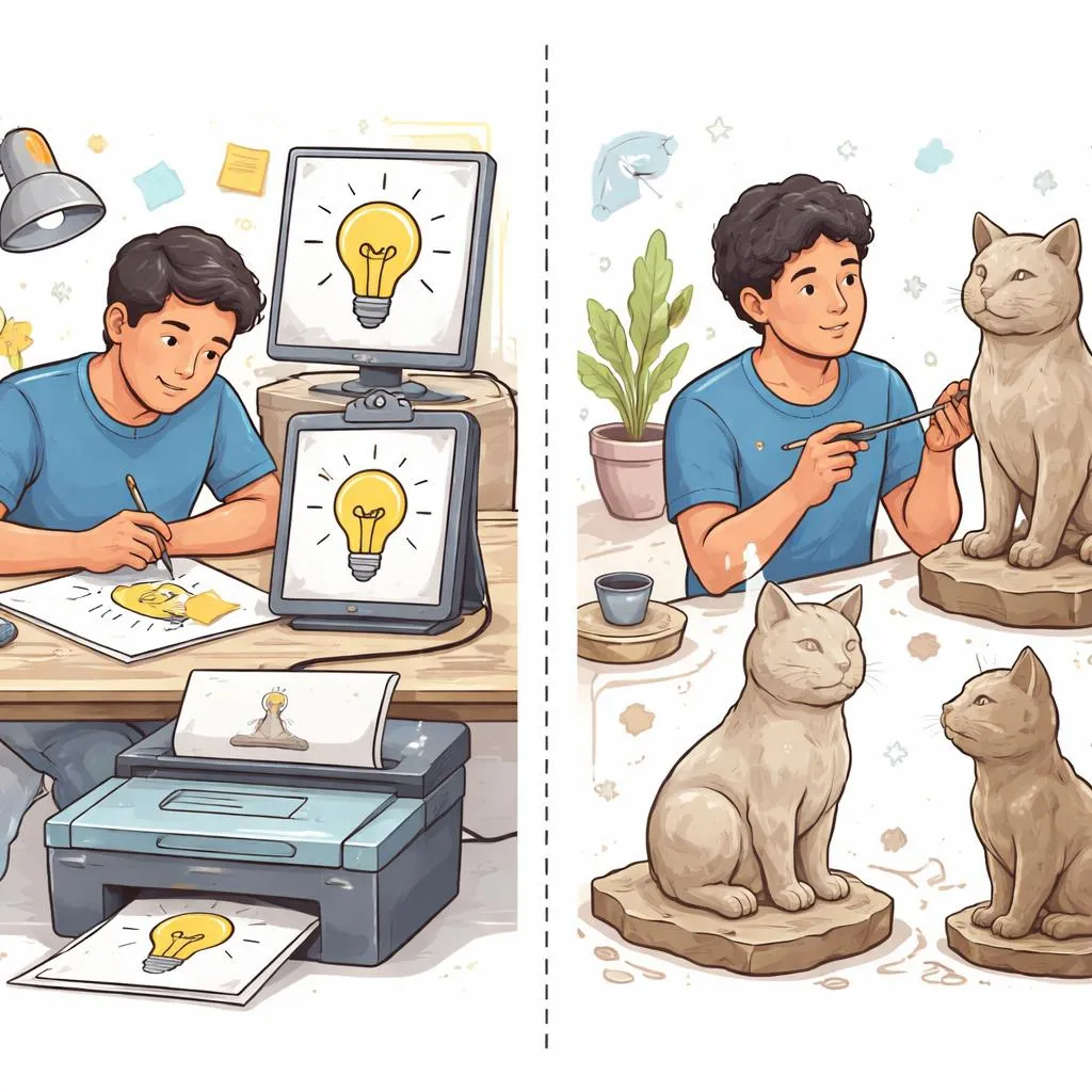 What is the Key Difference Between Copy and Imitate?