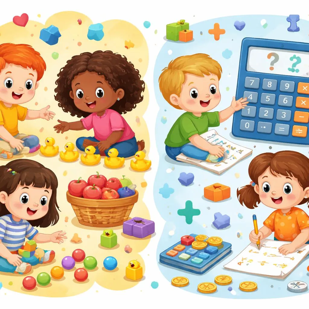 What is the Key Difference Between Count and Calculate for Kids?