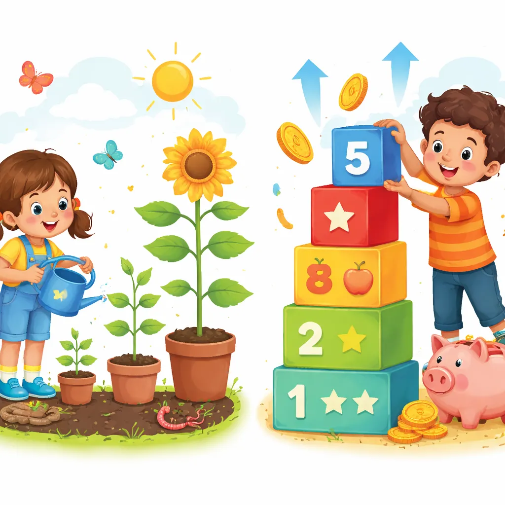What Is the Key Difference Between "Grow" and "Increase" for Kids Learning English?