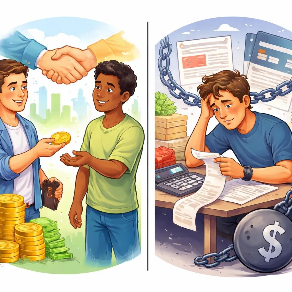 What is the Key Difference Between Owe and Debt in Simple Words?