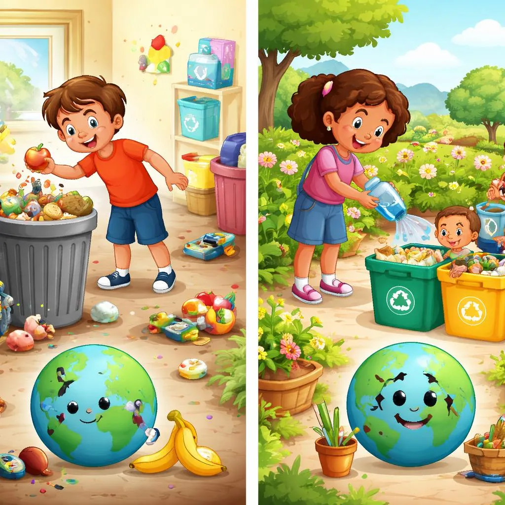 What is the Key Difference Between Waste and Squander for Kids?