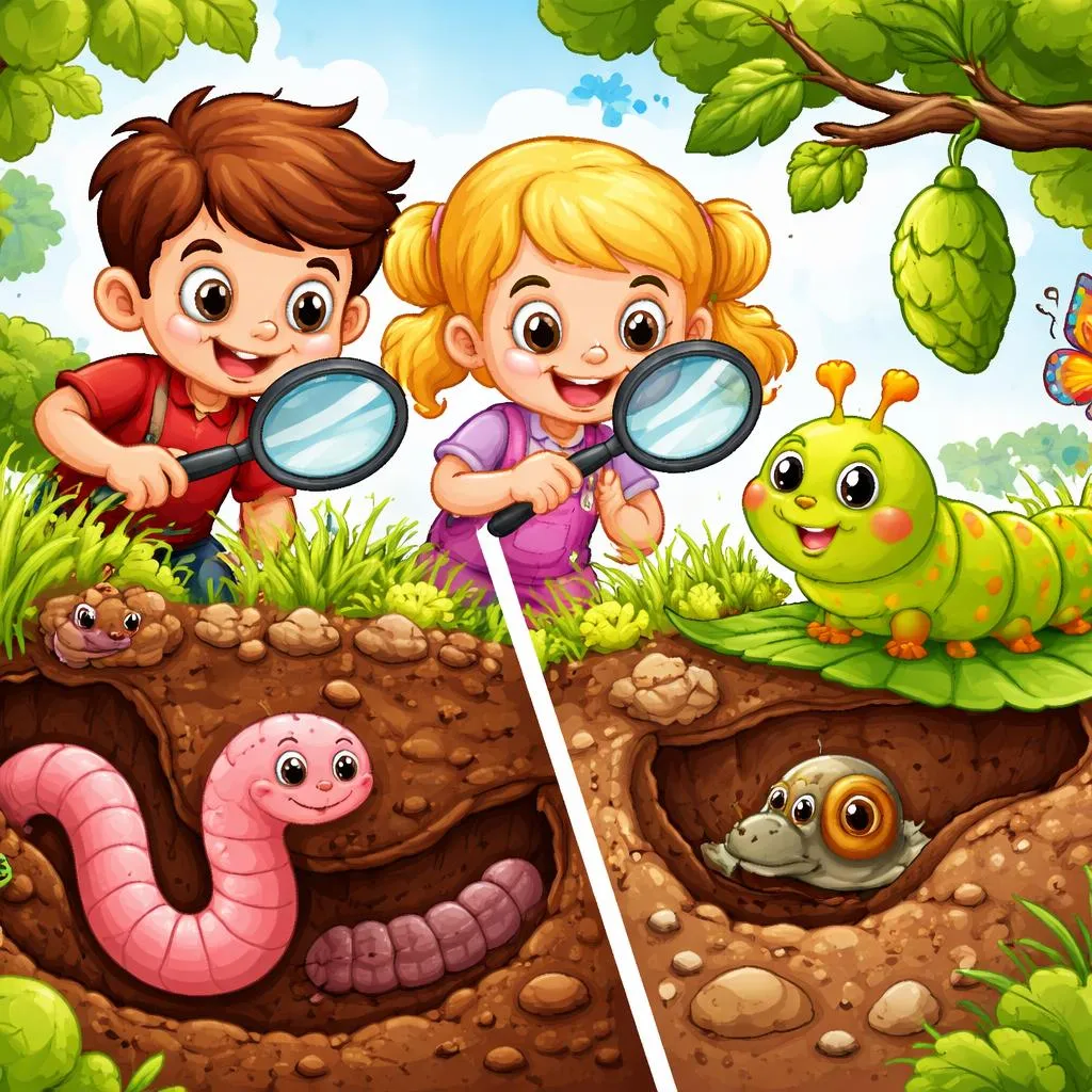 Apa Perbedaan Utama Antara Cacing dan Larva? Mari Jelajahi Topik Belajar Bahasa Inggris yang Menyenangkan Ini untuk Anak-Anak