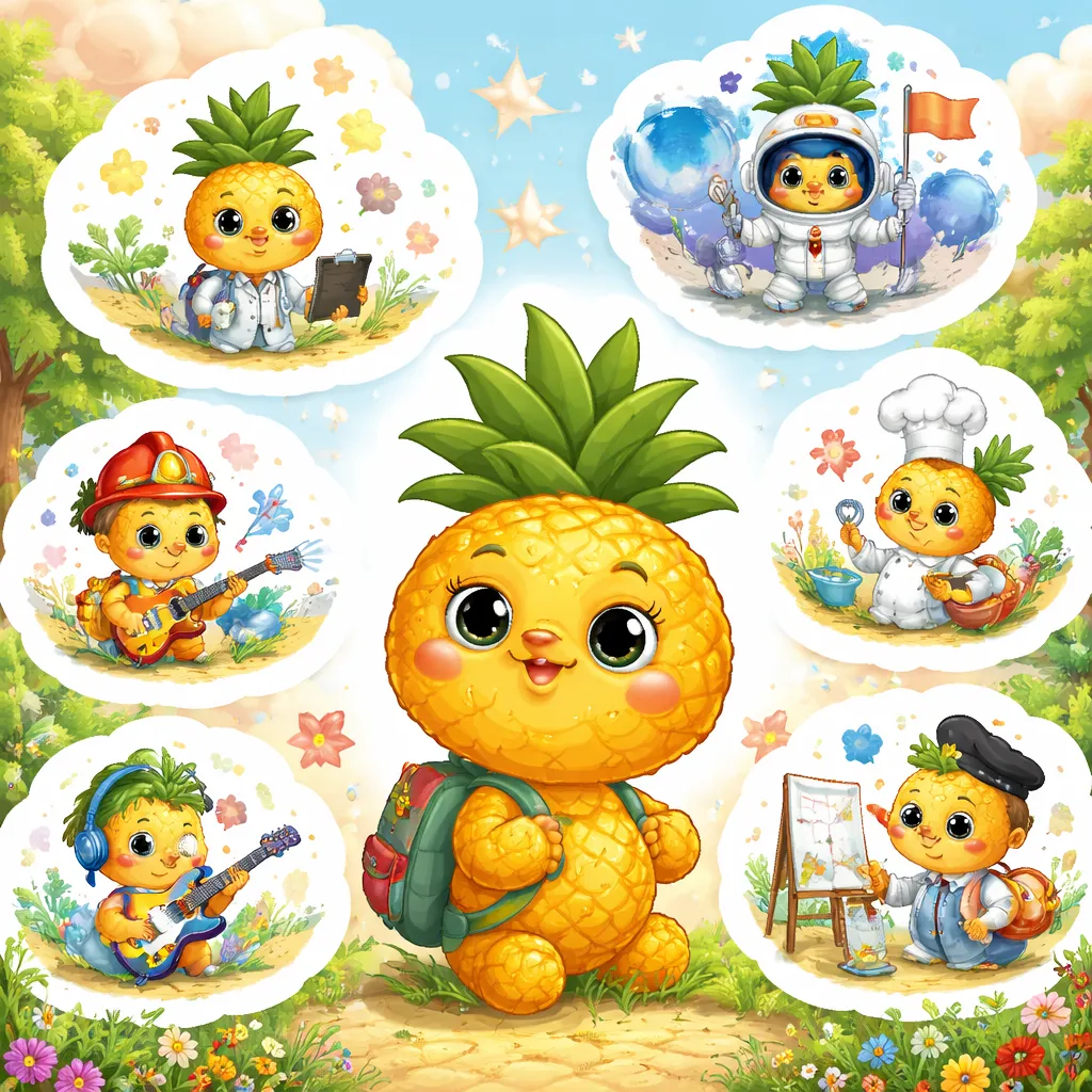 ماذا سيصبح الأناناس الصغير (لا بينيتا)؟