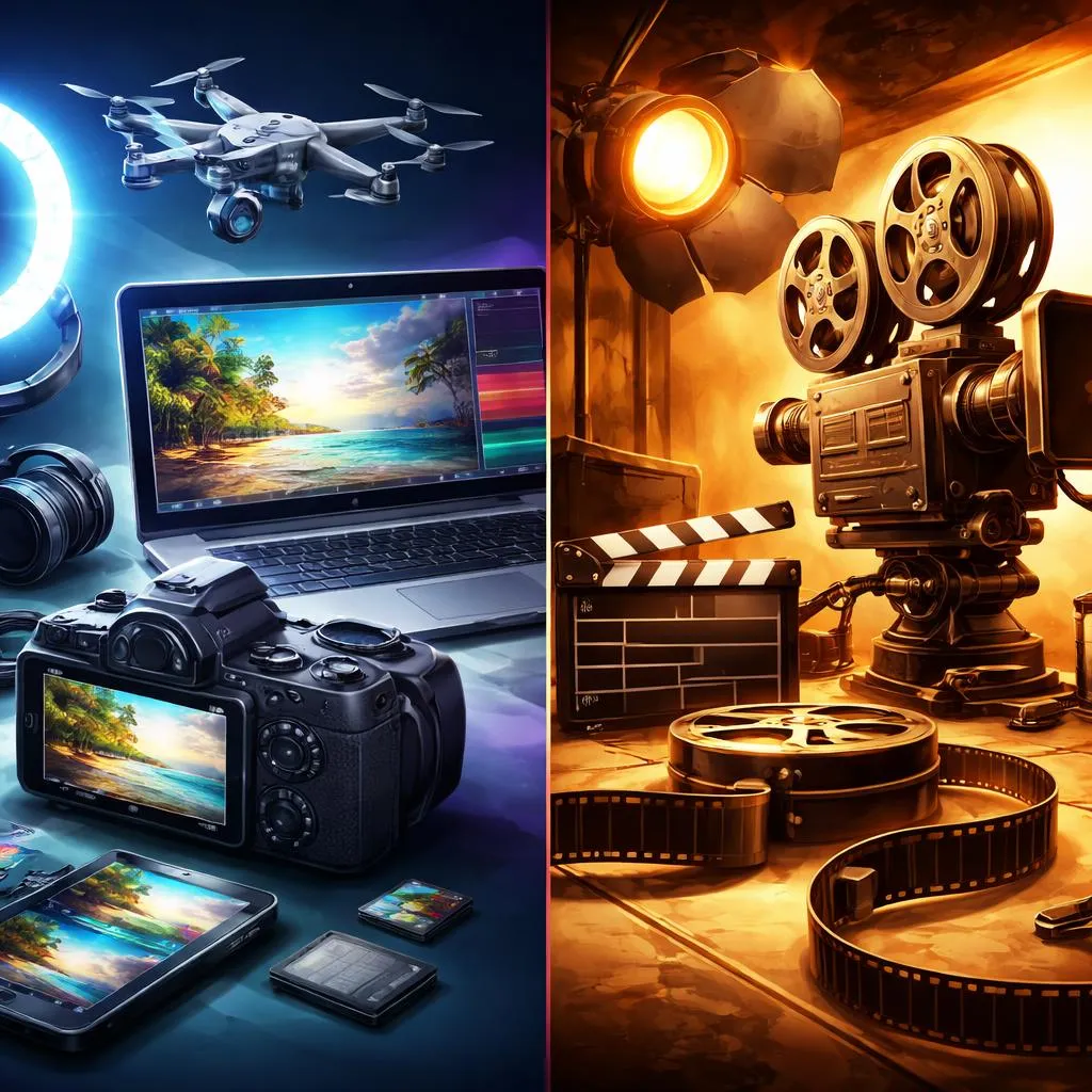 Was ist der Unterschied zwischen Video und Film im modernen digitalen Zeitalter?