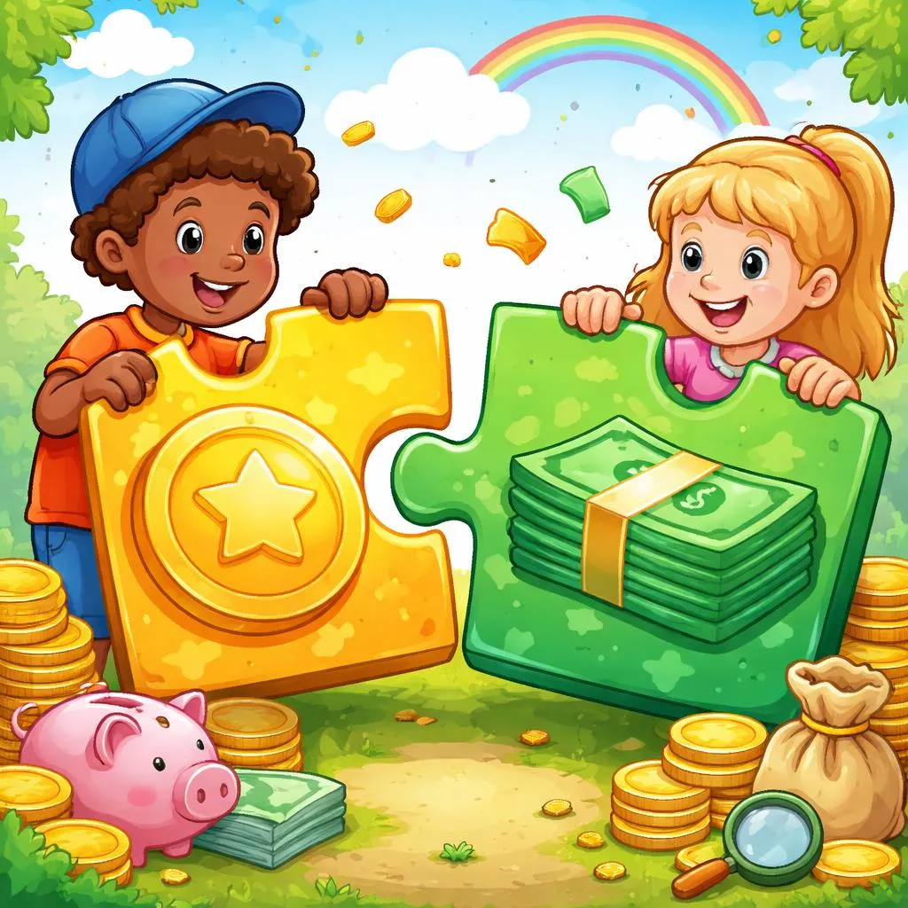 ¿Cuál es la diferencia entre una moneda y la divisa para niños?
