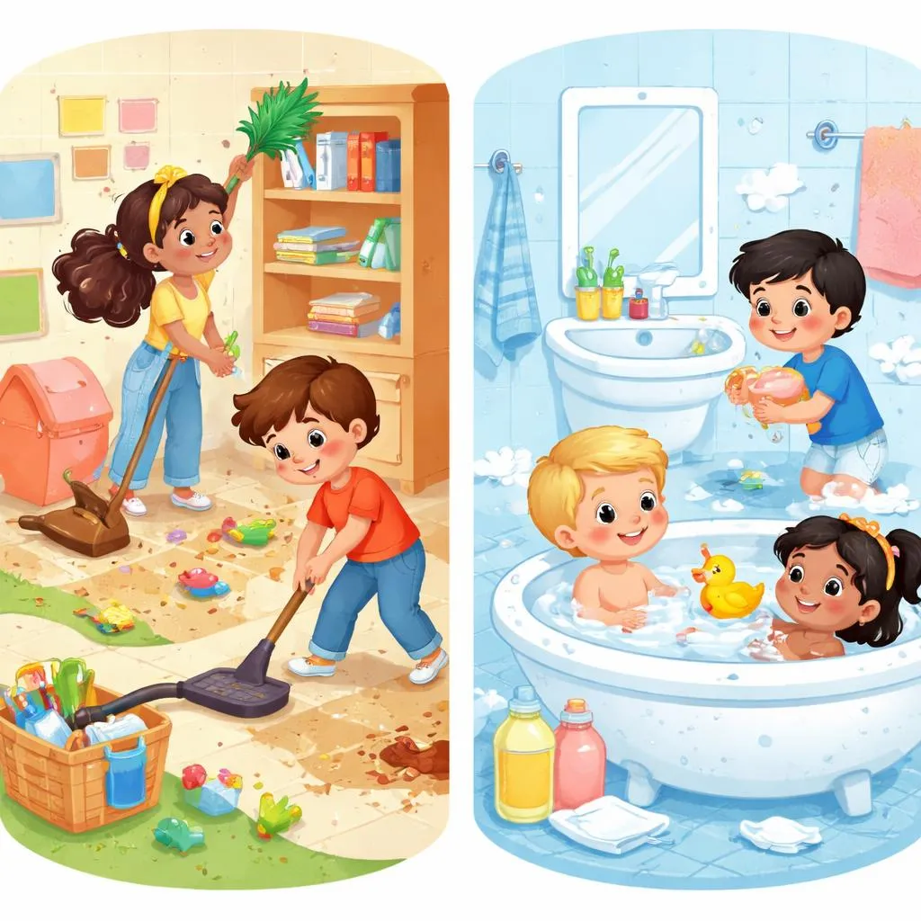 What is the Real Difference Between Clean and Wash for Kids?