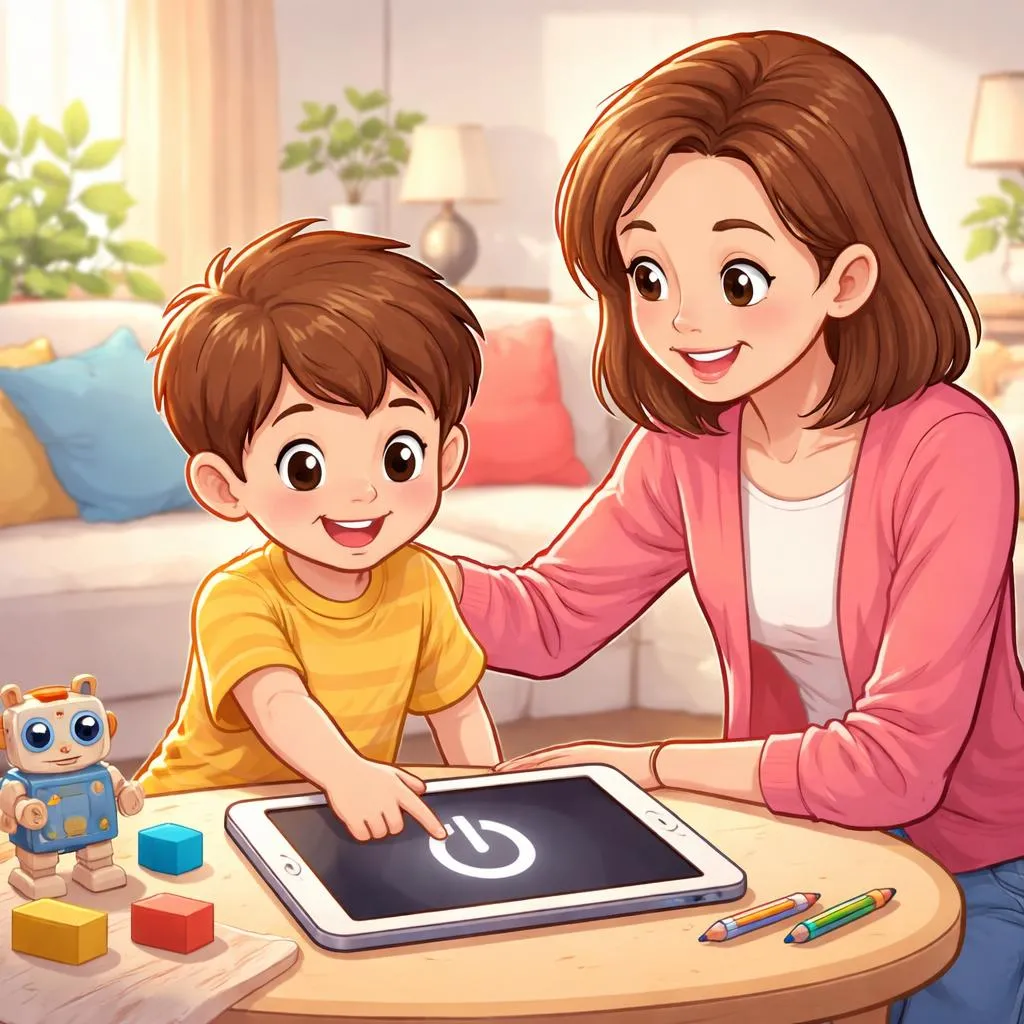 孩子停止使用裝置的更安全方式:說「關掉」還是「關閉」?