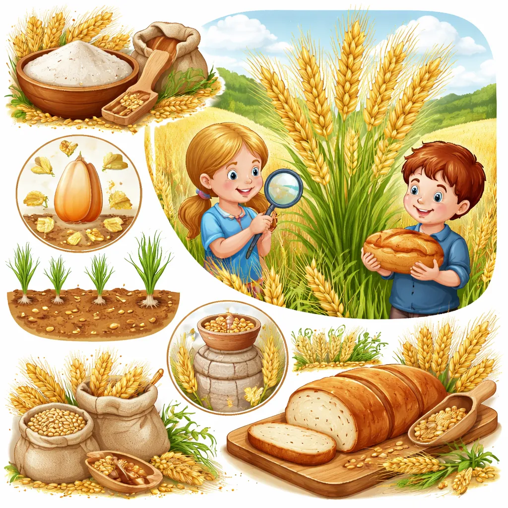 Apa Rahasia Tepung dalam Roti Anda? Mari Belajar tentang Tanaman Gandum!