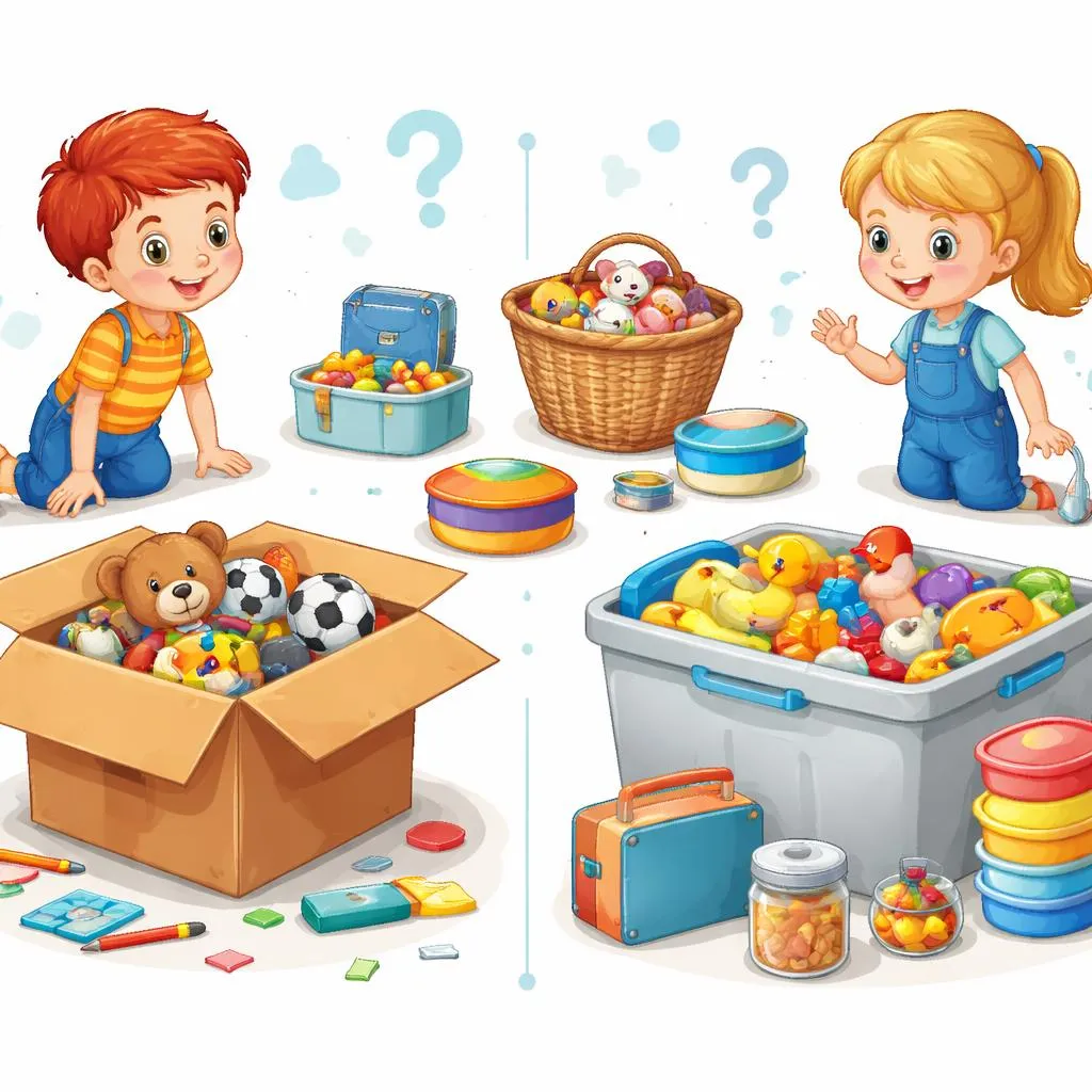 What Is the Specific and General Difference Between a Box and a Container for Kids?