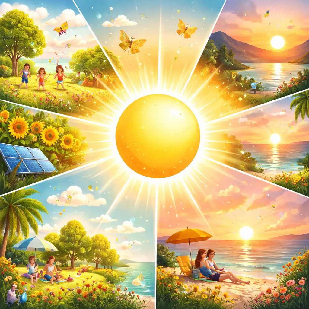 What Is the Sun, What Makes a Sunny Day, Why Is Sunlight Important, and When Do Sunrise and Sunset Happen?