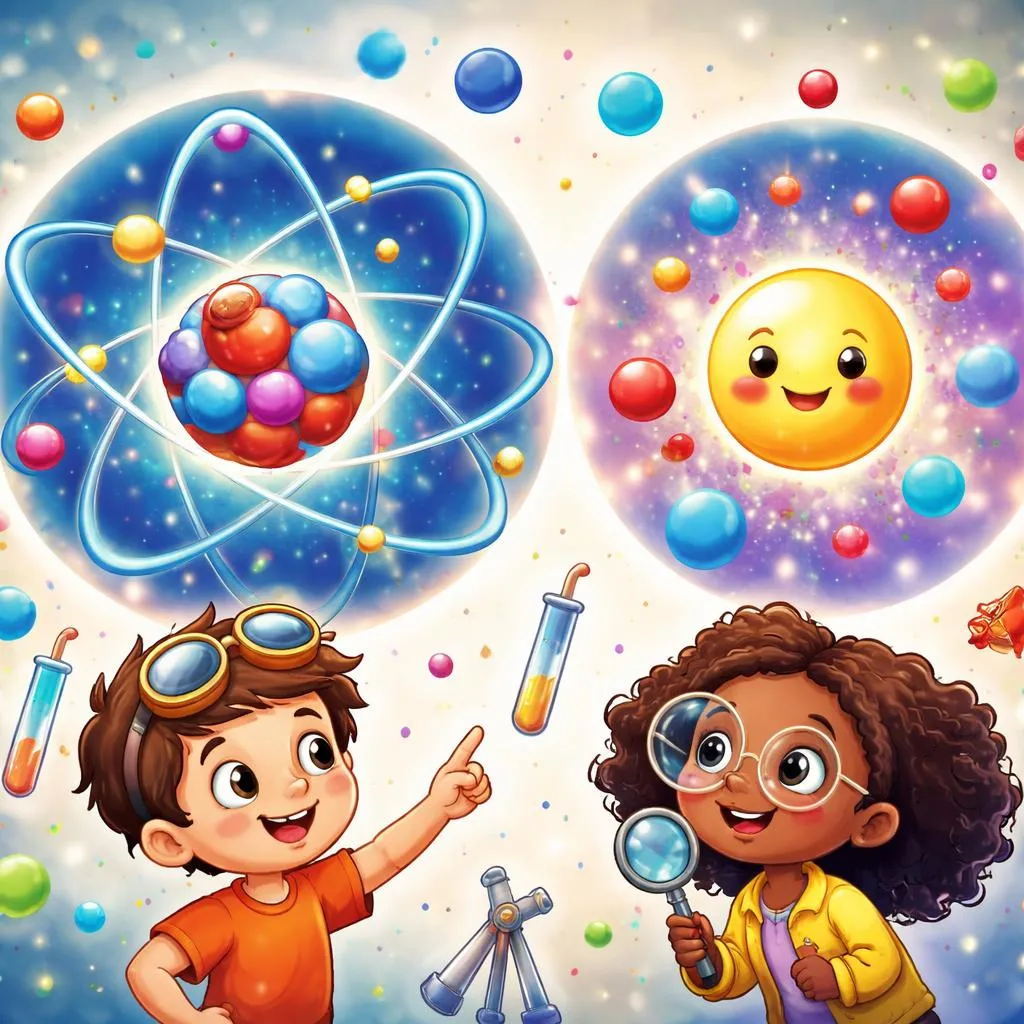 Apa Perbedaan Kecil dan Mungil Antara Atom dan Partikel untuk Anak-Anak?