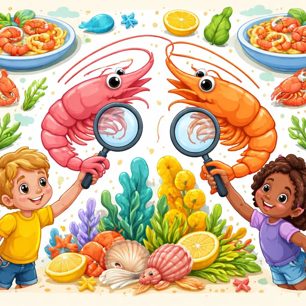 Apa Perbedaan Kecil yang Lezat Antara Udang dan Prawn untuk Anak-Anak?