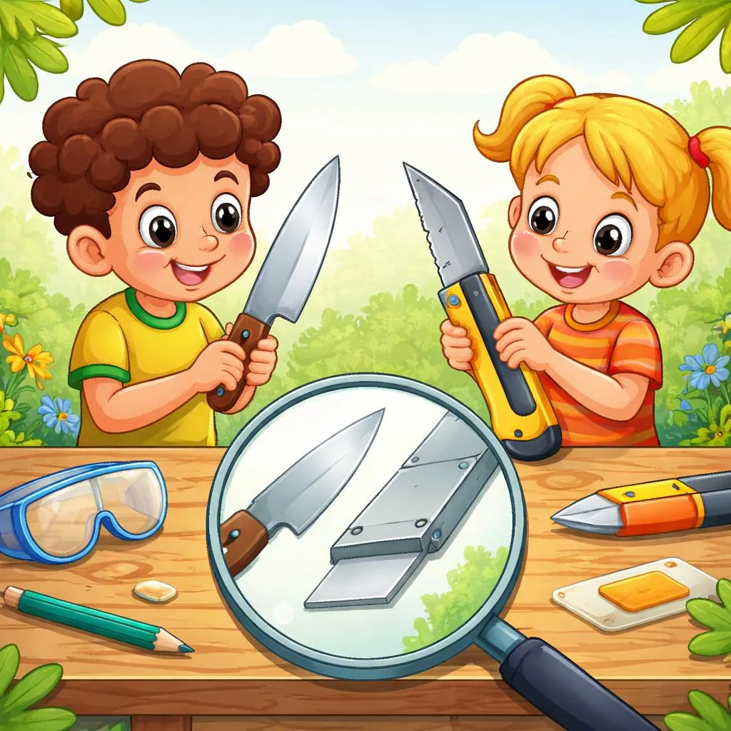 What Is the Whole Tool and Its Sharp Edge Difference Between a Knife and a Blade for Kids?