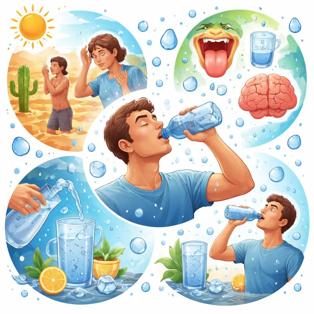 प्यास क्या है, आपको प्यास कब लगती है, आप प्यासे कैसे पीते हैं, और प्यास क्या है?