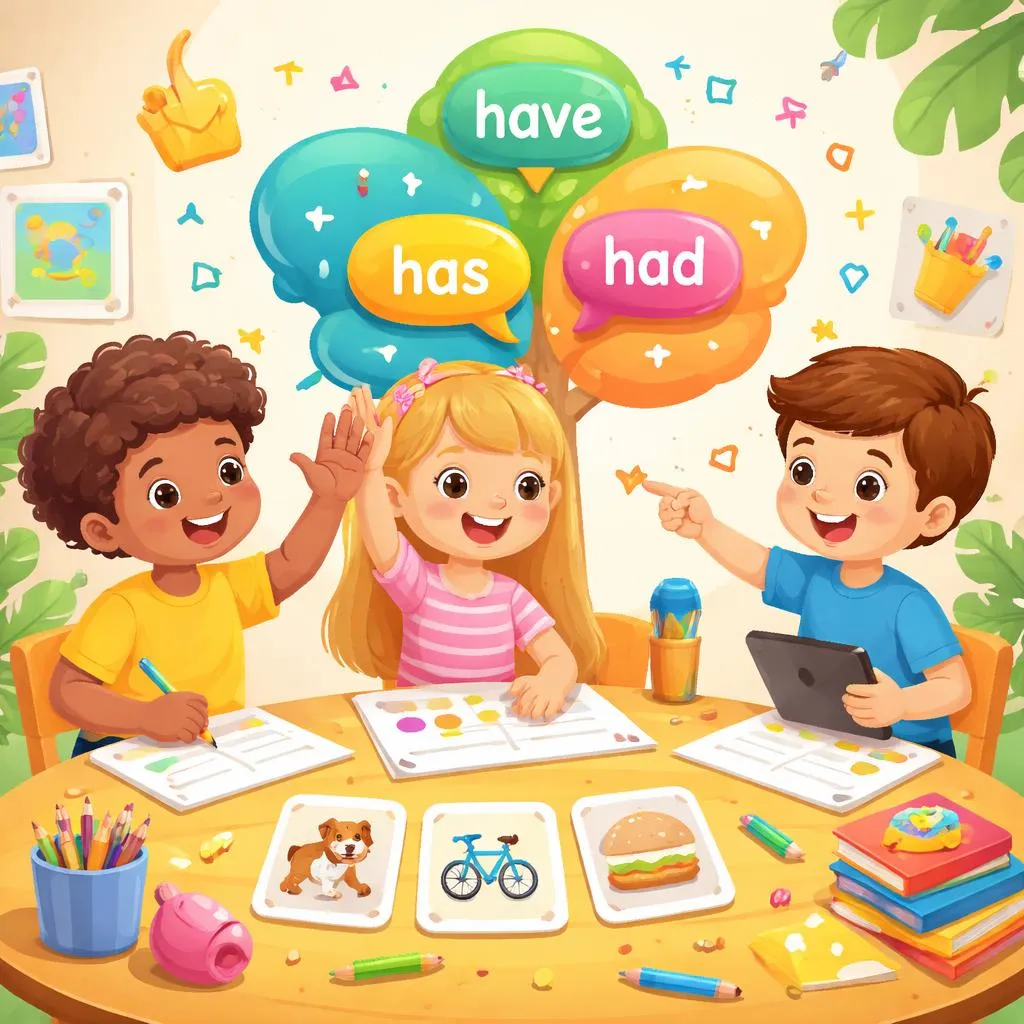 Что такое «спряжение глагола have» и как детям легко его освоить?