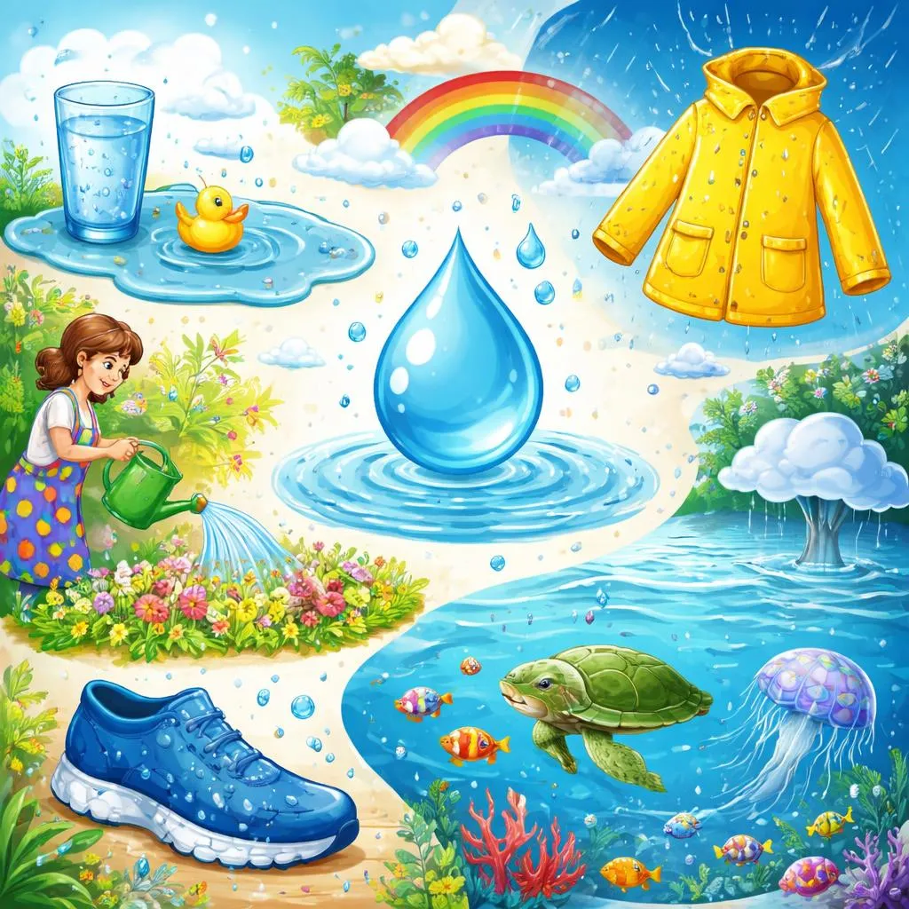 What Is Water, When Is Something Watery, What Is Watering, When Is Something Waterproof, and What Is Underwater?