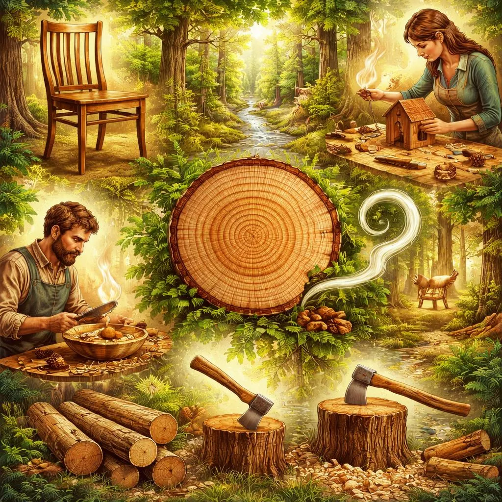 What Is Wood, When Is Something Wooden, What Is a Woody Smell, What Is Woodland, and What Is Woodwork?