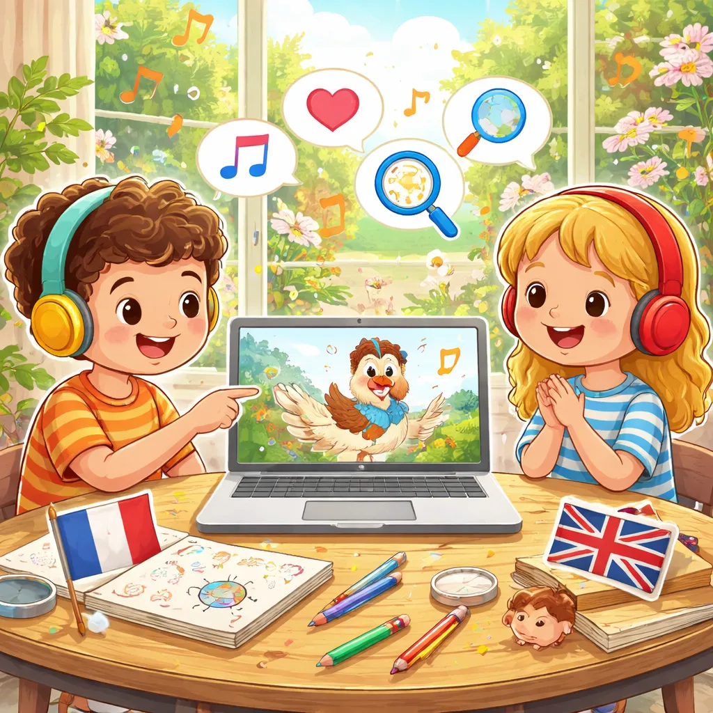 What Makes a French Song Like “The Little Hen” So Perfect for Learning English with Care and Curiosity?